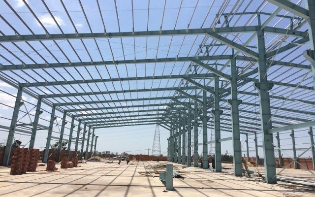 Gia công lắp dựng kết cấu thép tại Sơn Tịnh Quảng Ngãi